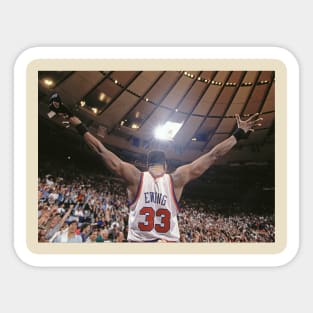 Patrick Ewing Knicks Sticker